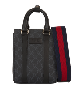 Mini Tote, Canvas, Black, 696010, S, 4*